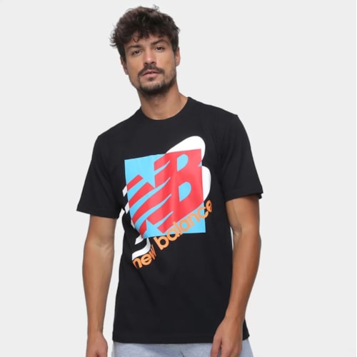 Camiseta Masculina New Balance Oversized Athletics