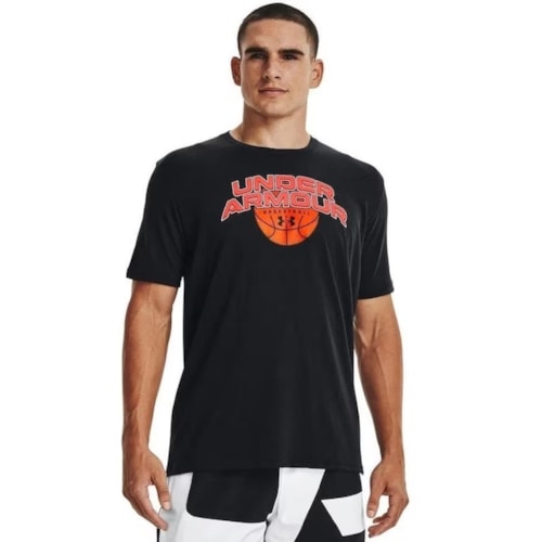 Camiseta Masculina Under Armour Bball Branded Wordmarket