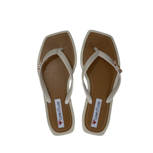 Chinelo Dedo Feminino Love D'Luxe 14000