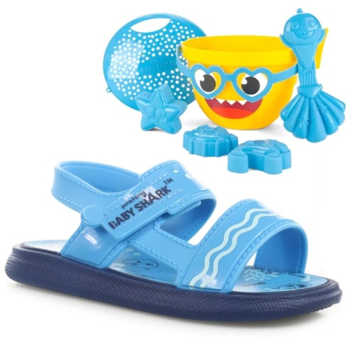 Sandália Grendene Kids Baby Shark Summer 22957