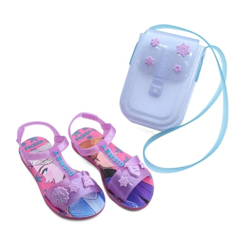 Sandália Grendene Kids Frozen Com Bag 22752