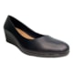 Sapato Anabela Ortopedico Feminino Usaflex Couro Comfort Aa3811001