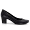 Sapato Scarpin Feminino Usaflex Salto Bloco Q66...