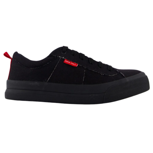 Tênis Casual Feminino Coca-Cola Cc2339 The Ruff One Preto