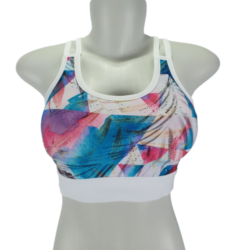 Top Com Bojo Feminino Selene Fitness Estampado